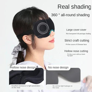 Planet Gates 3D Sleeping Mask Block Out Light Sleep Mask For Eyes Soft Sleeping Aid Eye Mask for Travel Eyeshade Night Breathable Slaapmasker