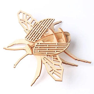 Planet Gates 3D Wooden Insect Puzzle Animal Skeleton Assembly Model Puzzle DIY Wooden Crafts 3D Puzzle STEM Toys Gifts for Kids Adults Teens