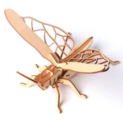 Planet Gates 3D Wooden Insect Puzzle Animal Skeleton Assembly Model Puzzle DIY Wooden Crafts 3D Puzzle STEM Toys Gifts for Kids Adults Teens