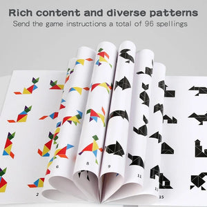 Planet Gates 3D Wooden Magnetic Jigsaw Puzzle Games Geometric Shapes Tangram Toy  Montessori Early Education Sorting For Toys Children Gifts