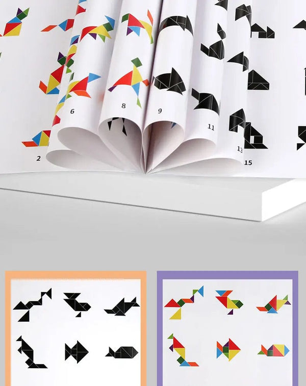 Planet Gates 3D Wooden Magnetic Jigsaw Puzzle Games Geometric Shapes Tangram Toy  Montessori Early Education Sorting For Toys Children Gifts