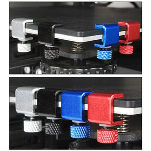 Planet Gates 3DSWAY 3D Printer Parts Platform Clamp Glass Aluminum Plate Ultimaker UM Hotbed Fixing Clip Build Heated Bed Retainer 4pcs 8pcs