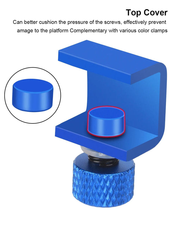 Planet Gates 3DSWAY 3D Printer Parts Platform Clamp Glass Aluminum Plate Ultimaker UM Hotbed Fixing Clip Build Heated Bed Retainer 4pcs 8pcs