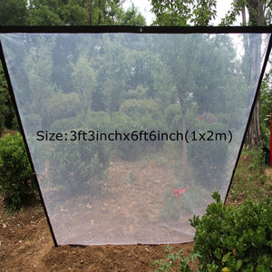 Planet Gates 3ft 3inch*6ft 6inch(1x2m) 1pc Transparent Tarp With Reinforced Gommets, Waterproof Tarpaulin Cover Enclosure For Greenhouse Balcony Garden Patio Porch Canopy Camping Outdoor Tent Cover