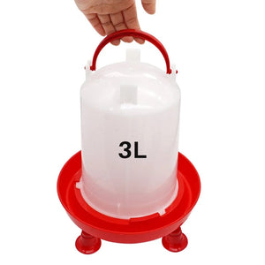 Planet Gates 3L drinker bucket 1Pc 1.5kg/3L Poultry Automatic Drinker Bucket Chicken Feeder Barrel Water Bucket Quail Drinking Farm Chicken Coop Water Supply