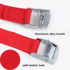 Planet Gates 3M/300.0cm Buckle Tie-Down Belt Cargo Straps For Car Truck Motorcycle Bike Tow Rope Strong Ratchet Binding Belt Auto Luggage Cargo Strap