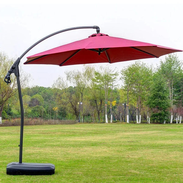 Planet Gates 3m Red for 8 Ribs / CHINA Parasol Replacement Cloth Outdoor Garden Banana Umbrella Cover Waterproof Sunshade Canopy For 6 Ribs/8 Ribs Parasol