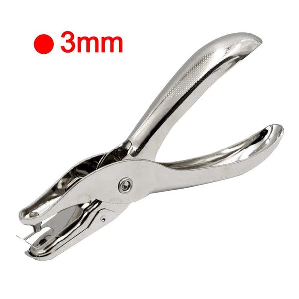 Planet Gates 3mm Single Hole Puncher Metal 3mm/6mm Pore Diameter Punch Pliers Hand Paper Scrapbooking Punches