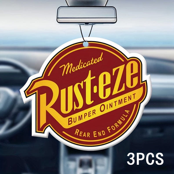 Planet Gates 3pcs 1pc/3pcs Rust-Eze Car Aromatherapy Tablets, Car Fragrance, Car Rearview Mirror Hanging Decoration, Car Air Fresheners, Car Interior Accessories