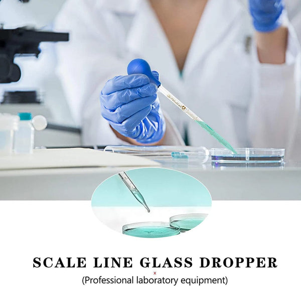 Planet Gates 3pcs 3 Pieces 10ml 5ml 2ml Glass Graduated Pipettes Transfer Dropper For Liquid Essential Oil Fluid And Liquid Pipettors