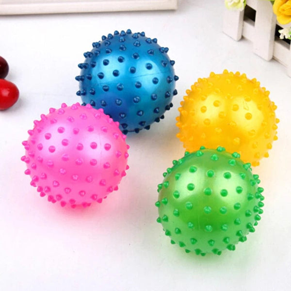 Planet Gates 3Pcs 3Pcs 16cm Interactive Games Kids Inflatable Ball Rubber Toy Baby Cartoon Thorn Large Balloon Developmental Children Ball Toys