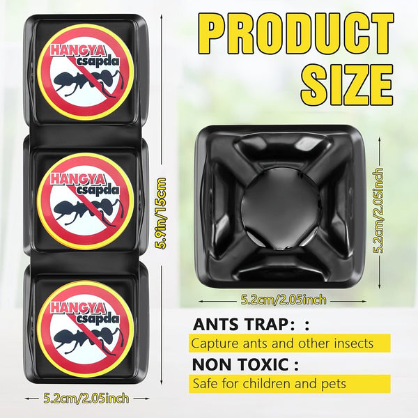 Planet Gates 3pcs 3pcs, Ant Killer Ant Traps Spider Traps Effective Insect Traps Indoor Ant Bait Glue Traps For Bugs Outdoor Home Kitchen Cricket Crawling Bugs Bait Fragrance Pheromone Free