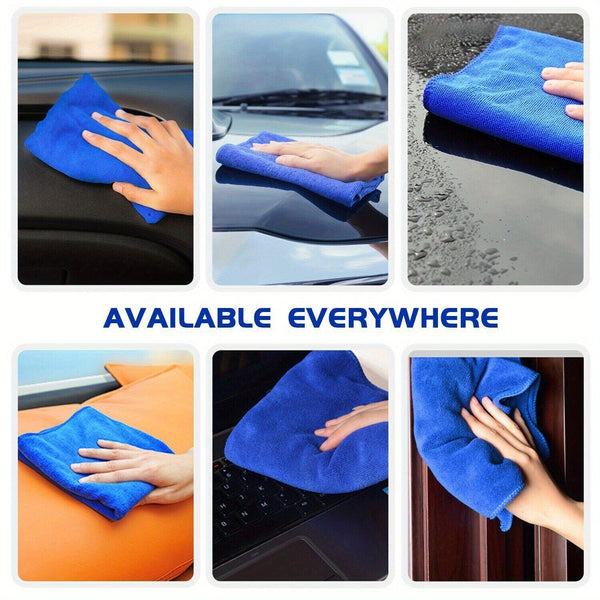 Planet Gates 3pcs/5pcs/10pcs Microfiber Car Cleaning Towel Automobile Motorcycle Washing Glass Household Cleaning Small Towel