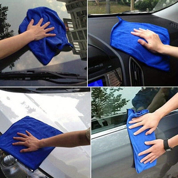 Planet Gates 3pcs/5pcs/10pcs Microfiber Car Cleaning Towel Automobile Motorcycle Washing Glass Household Cleaning Small Towel