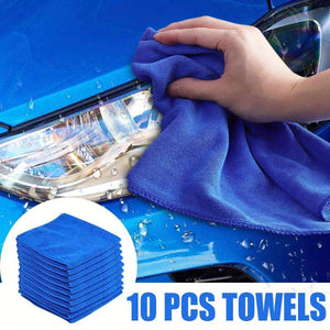 Planet Gates 3pcs/5pcs/10pcs Microfiber Car Cleaning Towel Automobile Motorcycle Washing Glass Household Cleaning Small Towel
