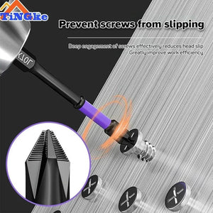 Planet Gates 3PCS 65 70 90mm Anti-shock Strong Magnetic Screwdriver Bits D1 High Hardness Batch Head Non-slip Impact Driver Bit Sets for Power Drilling Tools