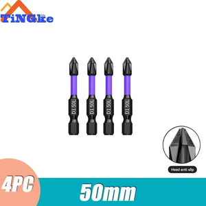 Planet Gates 3PCS 65 70 90mm Anti-shock Strong Magnetic Screwdriver Bits D1 High Hardness Batch Head Non-slip Impact Driver Bit Sets for Power Drilling Tools