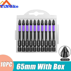 Planet Gates 3PCS 65 70 90mm Anti-shock Strong Magnetic Screwdriver Bits D1 High Hardness Batch Head Non-slip Impact Driver Bit Sets for Power Drilling Tools