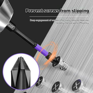 Planet Gates 3PCS 65 70 90mm Anti-shock Strong Magnetic Screwdriver Bits D1 High Hardness Batch Head Non-slip Impact Driver Bit Sets for Power Drilling Tools
