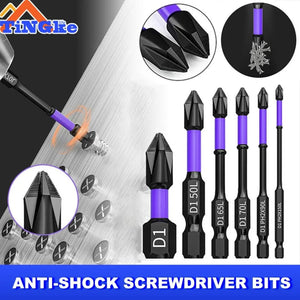 Planet Gates 3PCS 65 70 90mm Anti-shock Strong Magnetic Screwdriver Bits D1 High Hardness Batch Head Non-slip Impact Driver Bit Sets for Power Drilling Tools