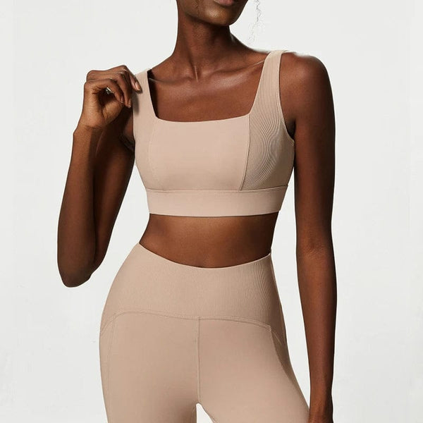 Planet Gates 3Pcs Fitness Yoga Set Women Workout Athletic Clothing Long Sleeve Shirt Gym Bras High Waist Leggings Tights-Fitting Sportswear