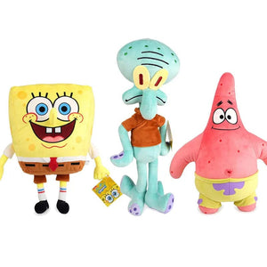 Planet Gates 3pcs-H132-134 22-40Cm 100% Genuine Spongebob Patrick Star Kawaii Cartoon Animal Plush Toy Stuffed Doll Cartoon Soft Kids Toys Birthday Gift