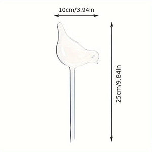 Planet Gates 3pcs Large Size 25cm*9cm (9.84in*3.94in) Imitation Glass Plastic Bird Automatic Watering Device Lazy Watering Device Travel Drip Device Lazy Watering Device Round Watering Device