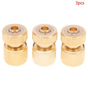 Planet Gates 3PCS New Copper High Pressure Quick Hose Coupling For Garden Irrigation Connector 1/2" Car Washer Water Gun Hydraulic Couplers 1/3Pcs