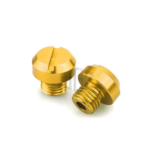 Planet Gates 3pcs Orange Motorcycle M10*1.25 CNC Mirrors Hole Plug Screws Cover Caps Thread Adapter Bolts For KTM DUKE RC 125 390 200 250 690