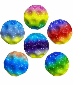 Planet Gates 3pcs Random Extreme High Bouncing Ball Space Ball Children Outdoor Toys Pelota Antiestrés Kinder Spielzeuge Juguetes Sensoriales Para Niños