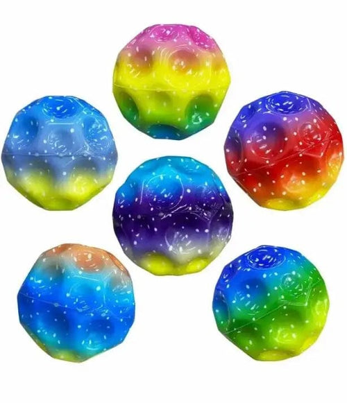 Planet Gates 3pcs Random Extreme High Bouncing Ball Space Ball Children Outdoor Toys Pelota Antiestrés Kinder Spielzeuge Juguetes Sensoriales Para Niños