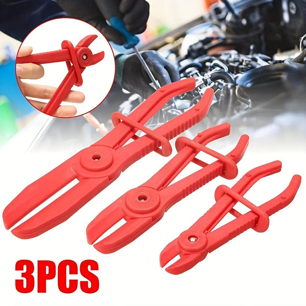 Planet Gates 3pcs/set Nylon Hose Clamp Tool Set, Brake Fuel Water Tools Hose Plier Pliers Tool Clamp Car Repair Free Line Hands O9H5