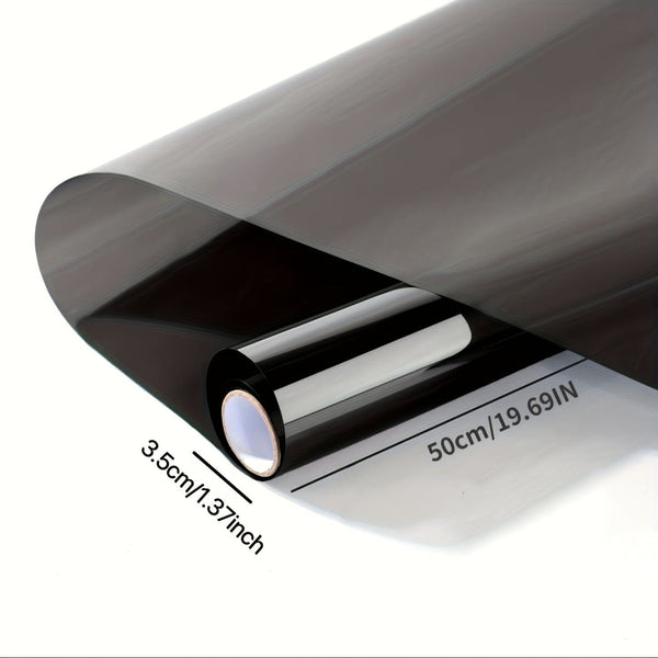 Planet Gates 3pcs/set Sunscreen Heat Insulation Window Film Window Glass Sticker Sunshine Room Sunshade Glass Film One-Way Perspective Privacy Film With Free Installation Tools, Premium PET Material