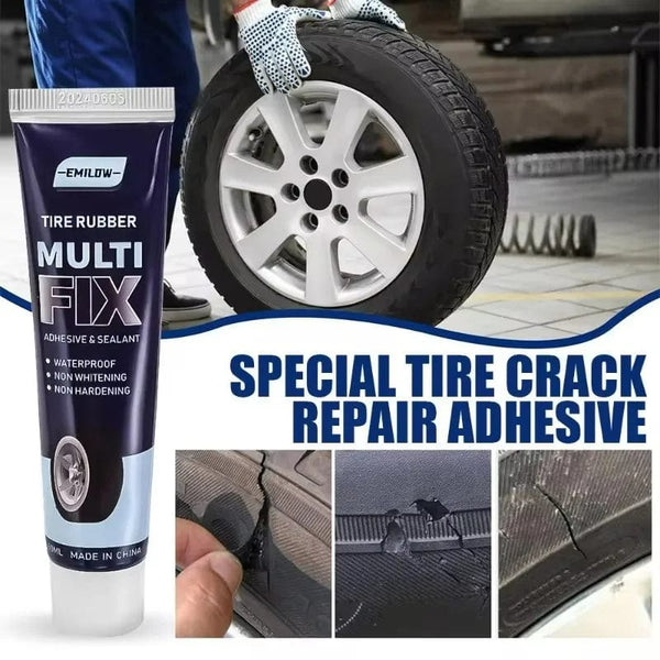 Planet Gates 3x Tire Repair Glue Strong Rubber Wear-resistant Non-corrosive Adhesive Tire Sealing Bonding Glue Car Tire Repair Sealant 50ml