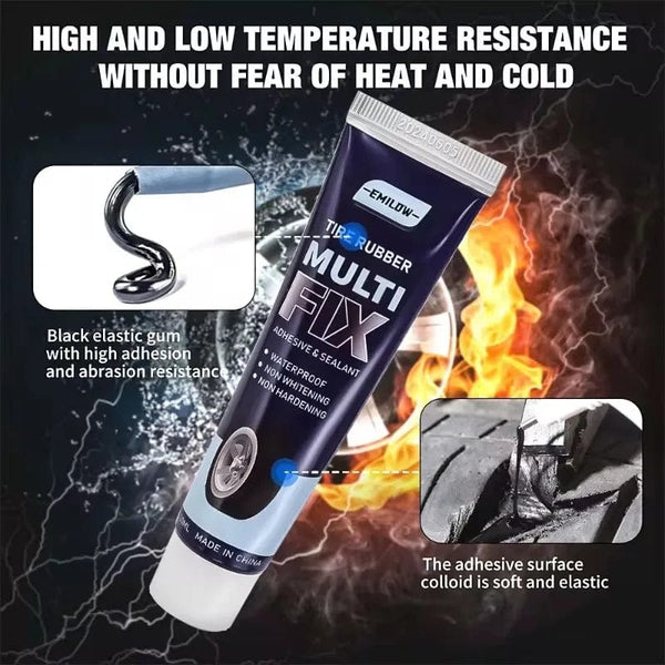 Planet Gates 3x Tire Repair Glue Strong Rubber Wear-resistant Non-corrosive Adhesive Tire Sealing Bonding Glue Car Tire Repair Sealant 50ml