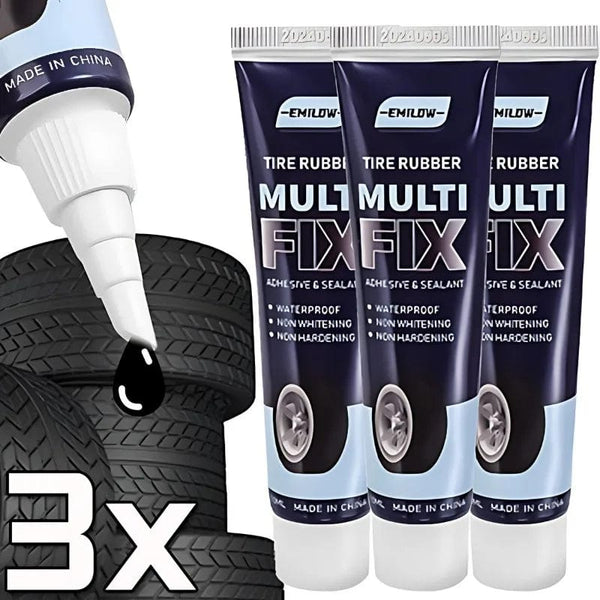 Planet Gates 3x Tire Repair Glue Strong Rubber Wear-resistant Non-corrosive Adhesive Tire Sealing Bonding Glue Car Tire Repair Sealant 50ml
