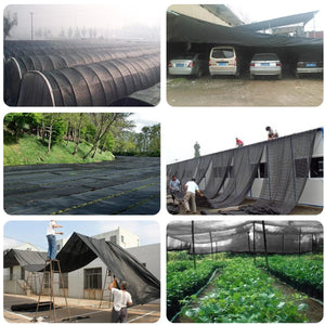 Planet Gates 3x4m 85% Anti-UV Balcony Sun Shade Sail Mesh Shade Cloth Sunblock Mesh Cover Taped Edge With Grommets   for Sun Shelter Garden Patio