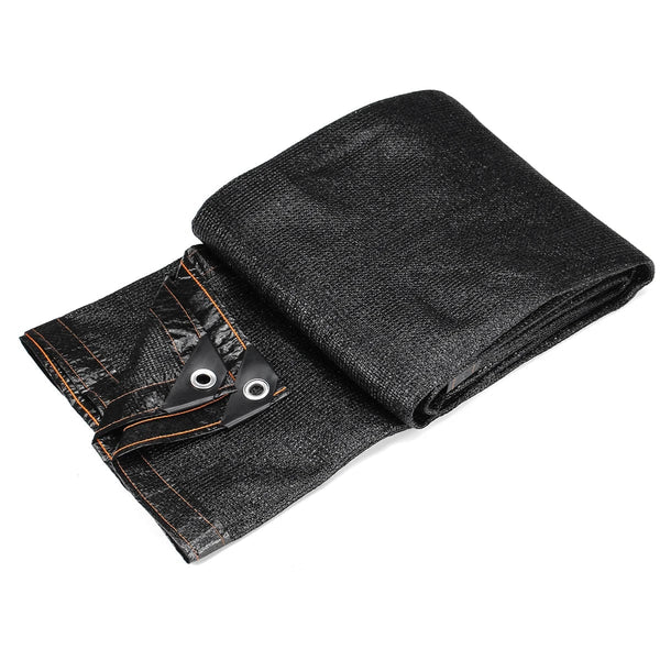 Planet Gates 3x4m 85% Anti-UV Balcony Sun Shade Sail Mesh Shade Cloth Sunblock Mesh Cover Taped Edge With Grommets   for Sun Shelter Garden Patio