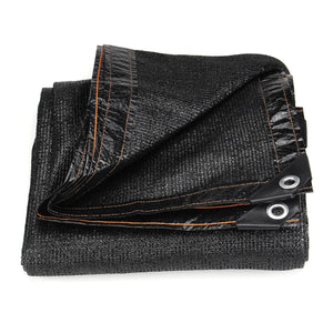 Planet Gates 3x4m 85% Anti-UV Balcony Sun Shade Sail Mesh Shade Cloth Sunblock Mesh Cover Taped Edge With Grommets   for Sun Shelter Garden Patio