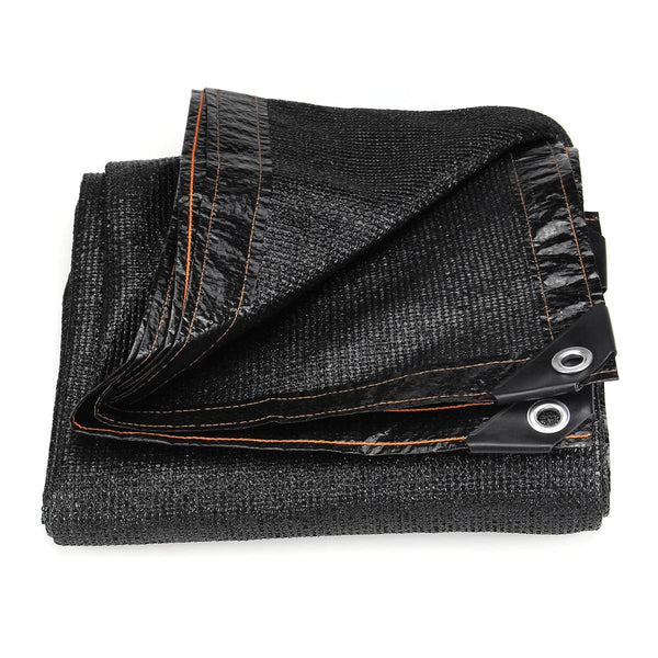 Planet Gates 3x4m 85% Anti-UV Balcony Sun Shade Sail Mesh Shade Cloth Sunblock Mesh Cover Taped Edge With Grommets   for Sun Shelter Garden Patio