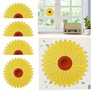 Planet Gates 4/10/20/30pcs, Window Fly Stickers Trap Insects, Kitchen, Bedroom, Living Room, Strong Adhesive Catching Stickers, Pest Control