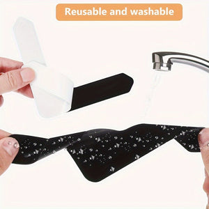 Planet Gates 4/12/20pcs Rug Gripper Tape Double Sided Adhesive Non-Slip Rug Pad Tape Stickers Washable Area Rug Pad Carpet Tape Reusable Corner Side Grippers For Hardwood Floors And Tile