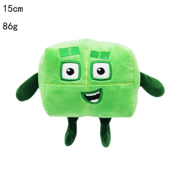 Planet Gates 4 14-30cm Cartoon number Plush Doll Toy Educational Stuffed Movie TV number Toys Kids Gift early childhood education doll