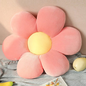 Planet Gates 4 / 30cm 30-65cm Kawaii Colorful Flower Plush Pillow Cushion Soft Sunflower Plant Mat Stuffed Sofa Bed Sleeping Back Cushion Decor Gifts