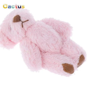 Planet Gates 4/4.5/6cm Mini Teddy Bear Plush Toy Joint Bear Cartoon Stuffed Dolls Long Ear Rabbit Toys Souvenirs For Children Small Gifts