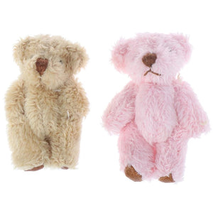 Planet Gates 4/4.5/6cm Mini Teddy Bear Plush Toy Joint Bear Cartoon Stuffed Dolls Long Ear Rabbit Toys Souvenirs For Children Small Gifts