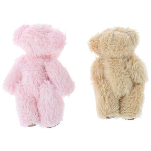 Planet Gates 4/4.5/6cm Mini Teddy Bear Plush Toy Joint Bear Cartoon Stuffed Dolls Long Ear Rabbit Toys Souvenirs For Children Small Gifts