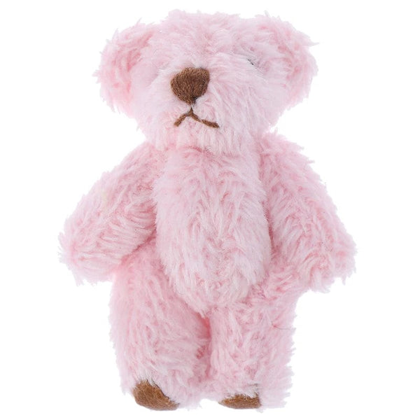 Planet Gates 4/4.5/6cm Mini Teddy Bear Plush Toy Joint Bear Cartoon Stuffed Dolls Long Ear Rabbit Toys Souvenirs For Children Small Gifts