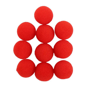 Planet Gates 4.5cm 10 PCS 2.5/3.5/4.5cm Finger Sponge Ball Magic Tricks Classical Magician Illusion Comedy Close-up Stage Card Magic Accessories