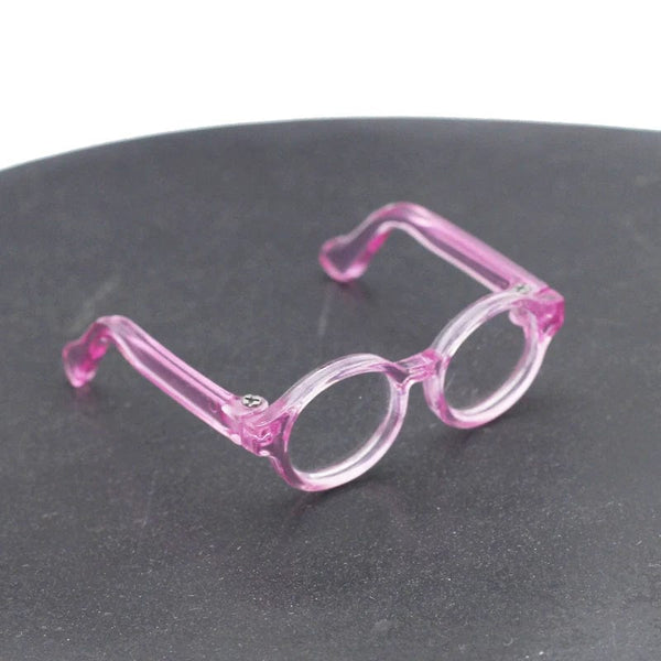 Planet Gates 4.5cm 6.5cm 9cm transparent Plastic Glasses For 1/8 1/6 1/3 1/4 bjd,Labubu,MSD SD,Plush EXO Doll sunglasses Free shipping